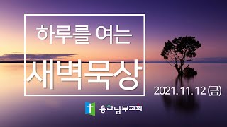 2021년 11월 12일금 시편 1612 하루를 여는 새벽묵상 [upl. by Ruhtua]