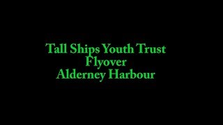 Tall ships flyover in Alderney Harbour [upl. by Moorish707]