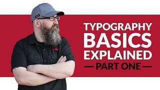 Typography Basics Explained Part 1  Design Basics 01 [upl. by Anahc]