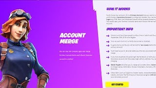 How to merge your Fortnite account [upl. by Nelloc]