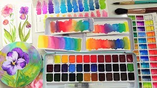 Wow Cheap paint Pretty Excellent Watercolor set of 36 Review [upl. by Armelda]