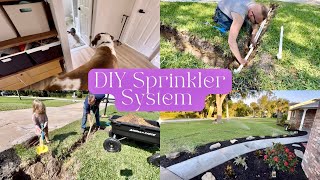 DIY Sprinkler System RepairReplace  Outside Projects And More Vlog [upl. by Svend]