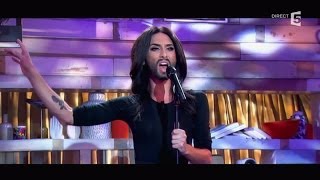 Conchita Wurst quotRise like a phoenixquot  C à vous  23102014 [upl. by Alam]