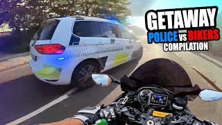 BIKERS VS COPS  Motorcycle Police Chase Compilation 2023 [upl. by Evilc403]