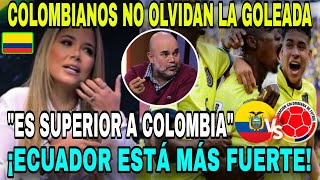 🇨🇴 PRENSA DE COLOMBIA HABLA DE ECUADOR  ¡ECUADOR NOS DIÓ UN PASEO la ELIMINATORIA PASADA 🇪🇨 [upl. by Esnofla617]