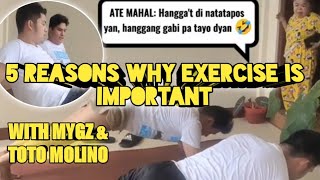 MYGZ MOLINO FAMILIES PHYSICAL FITNESS CHALLENGE WITH MAHAL5 REASONS WHY EXERCISE IS IMPORTANT [upl. by Yerffe663]