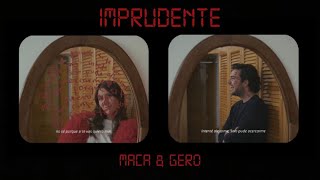 Maca amp Gero  Imprudente Lyric Video [upl. by Marih]