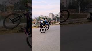 Shorts ashortaday Rs Shadhin cycle stunt MSVZ YouTube shortsviralWheely [upl. by Adnuhser]