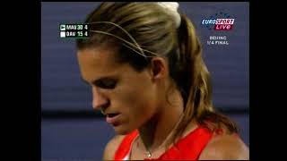 Amelie Mauresmo vs Lindsay Davenport Beijing 2006 [upl. by Godewyn]