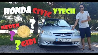 HONDA CİVİC 2005 VTEC2 TEST SÜRÜŞÜ İNCELEME [upl. by Julide]