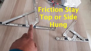 Friction Stay Side Hung amp Top Hung  ITI Fitter Helper Jobs Training  UPVC Window in Dehradun [upl. by Eatnoj]