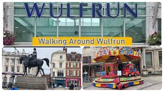 Wolverhampton town centre walk  city of Wolverhampton  Wulfrun center [upl. by Nrubyar]