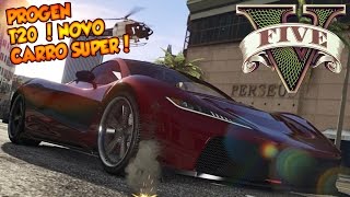 GTA V  Tunando o PROGEN T20 NOVO CARRO SUPER DLC Dinheiro Sujo Parte 2 [upl. by Trstram]