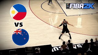 PHILIPPINES 🇵🇭 NEW ZEALAND 🇳🇿 l Full Game Highlights FIBA TOURNAMENT EXHIBITION FIBA2K25 [upl. by Atsahs]