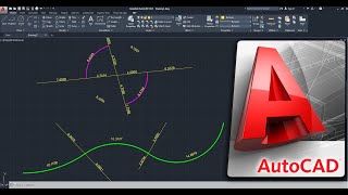 AutoCADs Lisp Automatic intersection Dimension Arcs line amp polyline [upl. by Allenod]