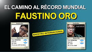 ¡¡¡¡¡FAUSTINO ORO Y SU EMOCIONANTE CAMINO AL RÉCORD MUNDIAL  TODAS LAS PARTIDAS [upl. by Ahsinra]