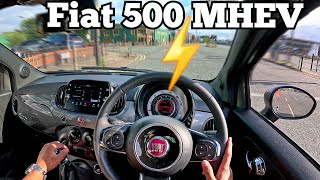 2023 Fiat 500 MHEV 999cc HYBRID POV Test Drive 4K [upl. by Anitsej393]