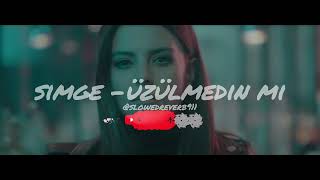 Simge  Üzülmedin mi  slowed reverb slowed remix audioeffect audioprocessing music [upl. by Eveneg]