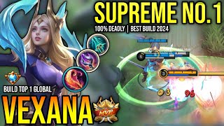 VEXANA BEST BUILD 2024  BUILD TOP GLOBAL VEXANA GAMEPLAY  MOBILE LEGENDS✓ [upl. by Eamanna]