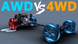 The Difference Between AWD vs 4WD [upl. by Kcirde59]