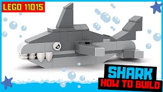 How to Build a Shark  Lego Classic 11015 [upl. by Neiman]