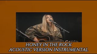 Brooke Ligertwood  Honey in the Rock  Acoustic Version Instrumental Cover with Lyrics [upl. by John]