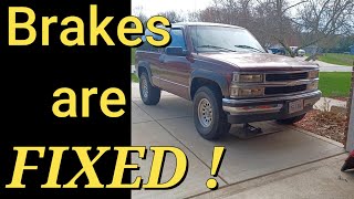 2 door tahoe  brakes wont bleed  FIXED   part 3 [upl. by Horvitz]