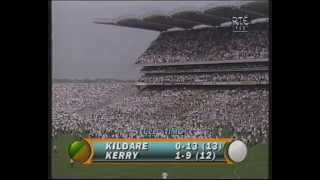 Final Whistle and Glen Ryan Celebrates All Ireland Semi Final 1998 Kildare V Kerry [upl. by Clarance]