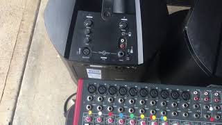 Connecting Bose L1 Compact Speakers to Mixer [upl. by Nelleus951]