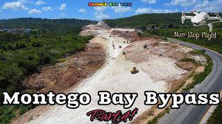 A Complete NonStop Drone Tour of the Entire 15km Road  Ironshore to Bogue Montego Bay Bypass [upl. by Kilmarx]