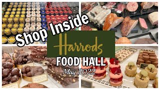 Inside HARRODS FOOD HALL Luxury Shop With Me in Londons Famous Store May 2022 [upl. by Aihsyak63]