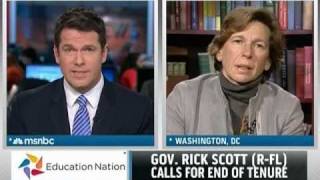 MSNBC Randi Weingarten on Teacher Tenure Proposals [upl. by Sondra]