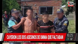 🚨 Detuvieron a los dos sospechosos que eran buscados por el crimen de Umma [upl. by Moersch840]