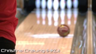 2013 Tenpin Bowling World Championships  Slow motion video of the womens players [upl. by Alecram]