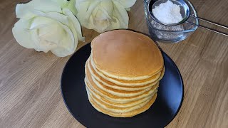 Najlepszy przepis na amerykańskie naleśniki  pancakes ❤Prosty przepis ❤Delikatne i puszyste❤ [upl. by Lorianna]