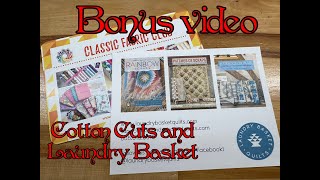 COUNTDOWN to Christmas BONUS VIDEO  Laundry Basket and Cotton Cuts box opening [upl. by Mccurdy]