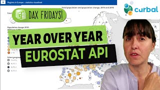 DAX Fridays 190 Eurostat 13 Year Over Year population change in Europe with Eurostat API [upl. by Cato]