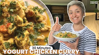 30 minute meals  YOGURT CHICKEN CURRY  The easiest chicken curry you will ever make [upl. by Nev511]