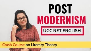 Post Modernism Literary Theory Crash Course for UGC NET English [upl. by Leva]