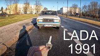 تجربة قيادة لادا 1991 LADA [upl. by Bryner]