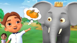 Hathi Raja Poem ஹாதி ராஜா Rhymes for Kids in Tamil and Cartoon Videos [upl. by Alemahs]