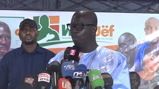 Législatives 2024 Amadou Touba Niang tête de liste WAX JËF promet aux thiessois de [upl. by Ahlgren325]