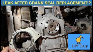 Oil leak after crank seal replacement 2015 Insignia 20 CDTI [upl. by Ainit]