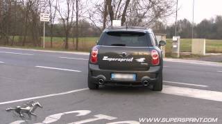 Mini Countryman Cooper S R60  Supersprint Catback Exhaust  Acceleration [upl. by Dara]