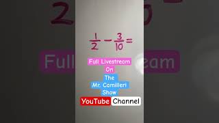 Subtracting Fractions with Unlike Denominators [upl. by Newton47]