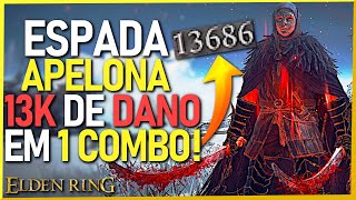 Elden Ring  Espada Ladrão de Túmulos MATA BOSS EM SEGUNDOS Combo BRUTAL dá MUITO SANGRAMENTO [upl. by Mikal]