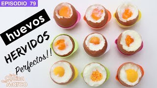 Como hacer huevos hervidos perfectos  tiempo de coccion a la coque blando y duro [upl. by Bergwall662]