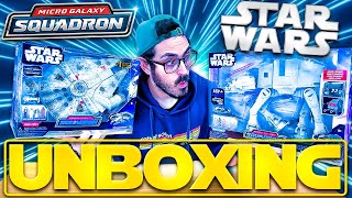 Unboxing Micro Galaxy Squadron ¡las naves de STAR WARS que estabas deseando [upl. by Newo]