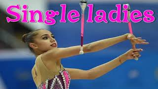 140 single ladies  rhythmic gymnastics music [upl. by Suoicul798]