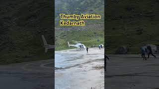 Thumby Aviation Kedarnath Helipad  Thumby Aviation Service Kedarnath kedarnath viralvideo [upl. by Tserrof]